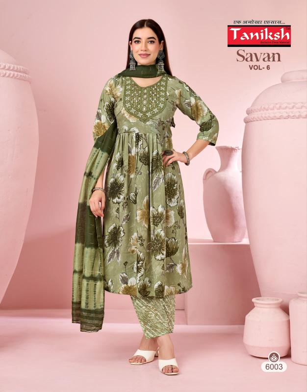 Taniksh savan vol 6 wholesale kurti near me